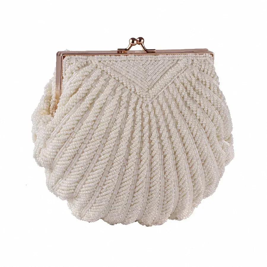 Sacs de soirée Femmes Pochette de soirée Pochettes de mariage Patients Sac à main Perle Perlée Mode 