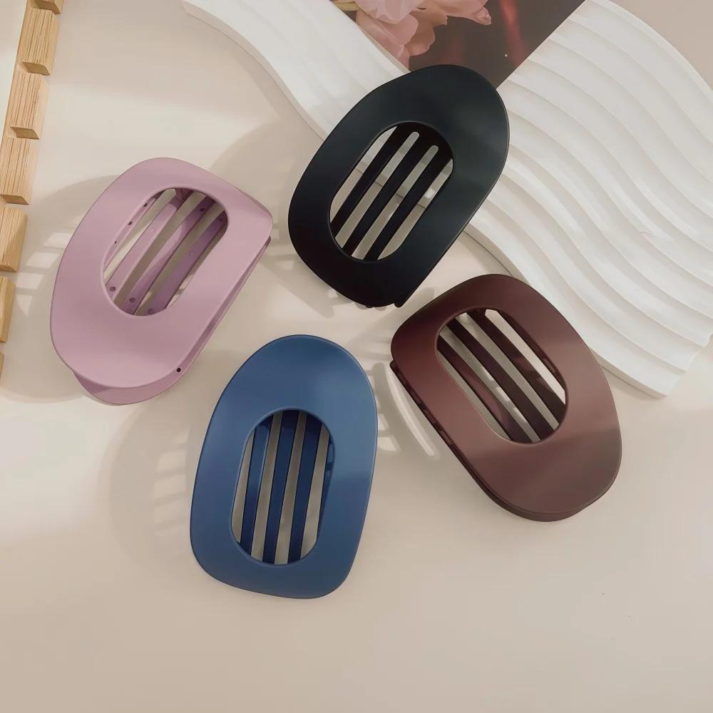 Pince à cheveux PC pour femmes, nouveau Design léopard mat incurvé plat, Barrettes de coiffure en ac