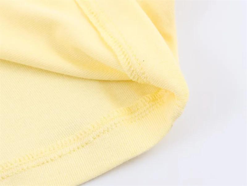 Haut asymétrique plissé décoratif jaune à col montant et manches courtes pour femme, nouvelle collec