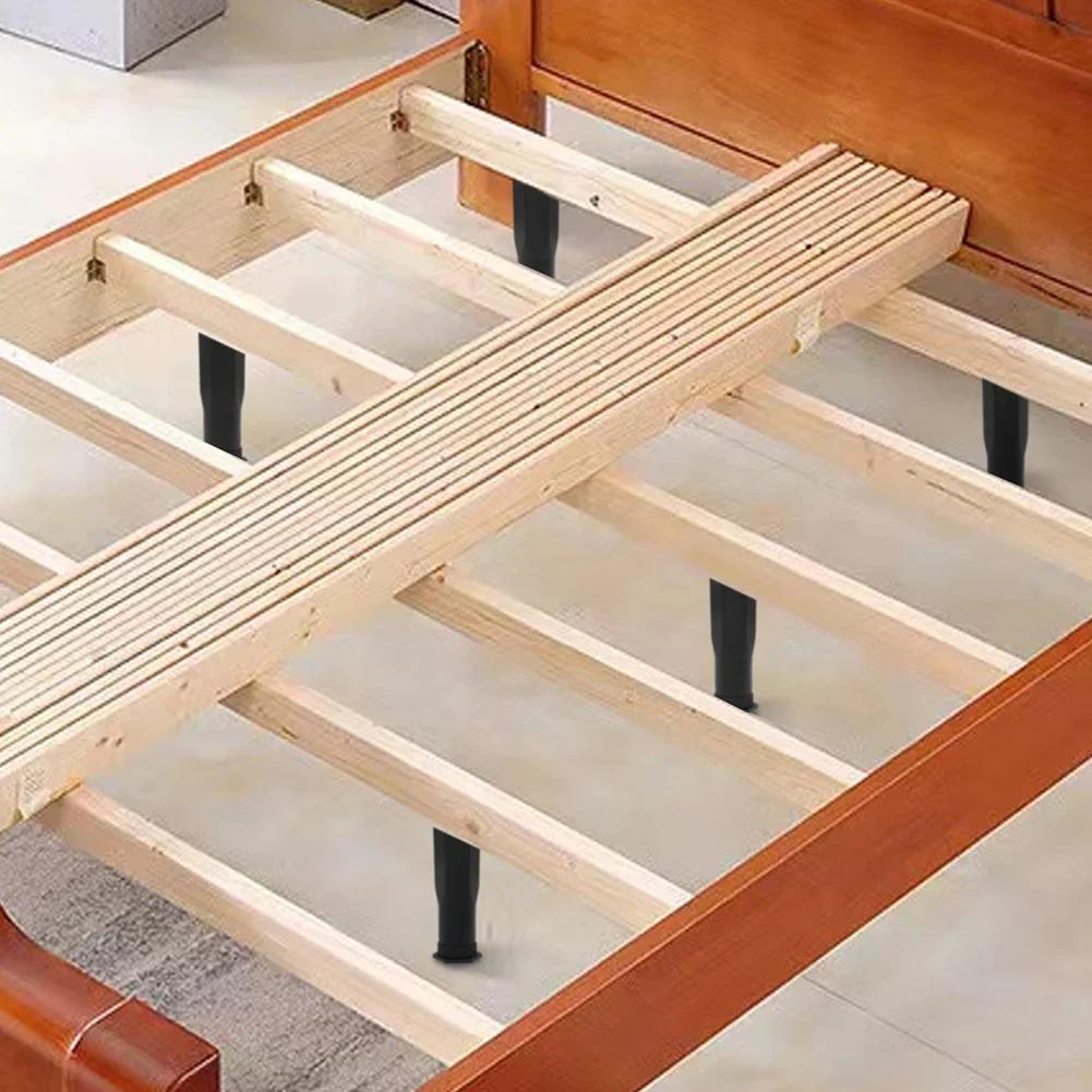 Pieds télescopiques pour meubles, support de meuble en plastique et acier, support réglable en haute