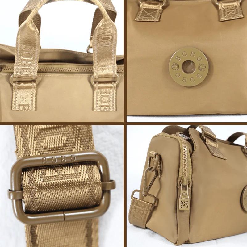 Sac à bandoulière pour femmes à la mode, sac à main, matériau en nylon lisse et durable, poche magné