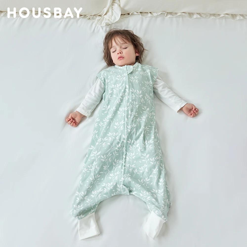 Sac de Couchage pour Enfant de 1 à 6 Ans, Combinaison d'Été, Glaçage Fin, Respirant, 100% Coton, Des