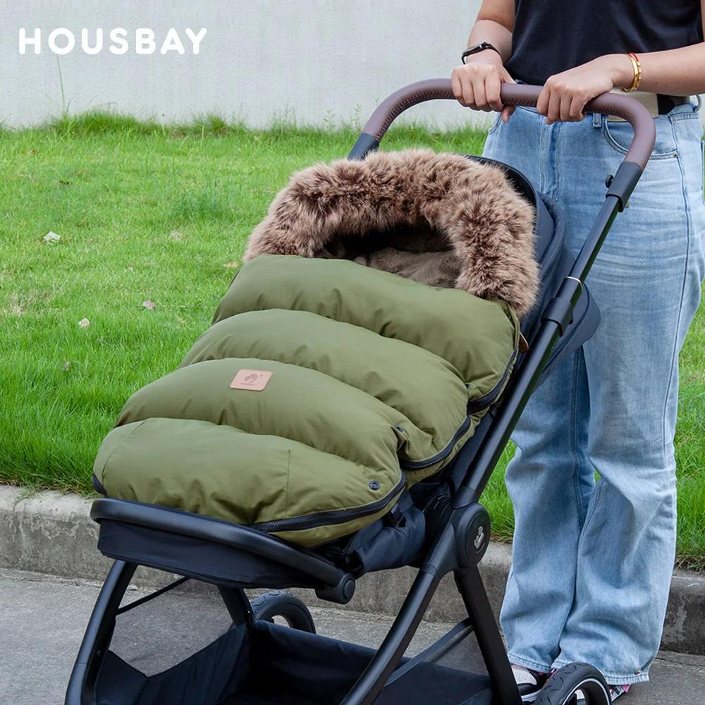 Poussette chancelière coupe-vent pour bébé de 0 à 24 mois, sac enveloppe chaud, décharge, accessoire