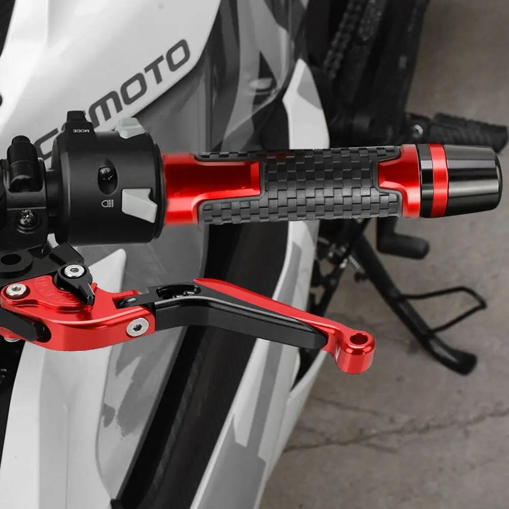 Leviers d'embrayage de frein de moto guidon extrémités de la poignée poignées pour Honda CB1000R 200