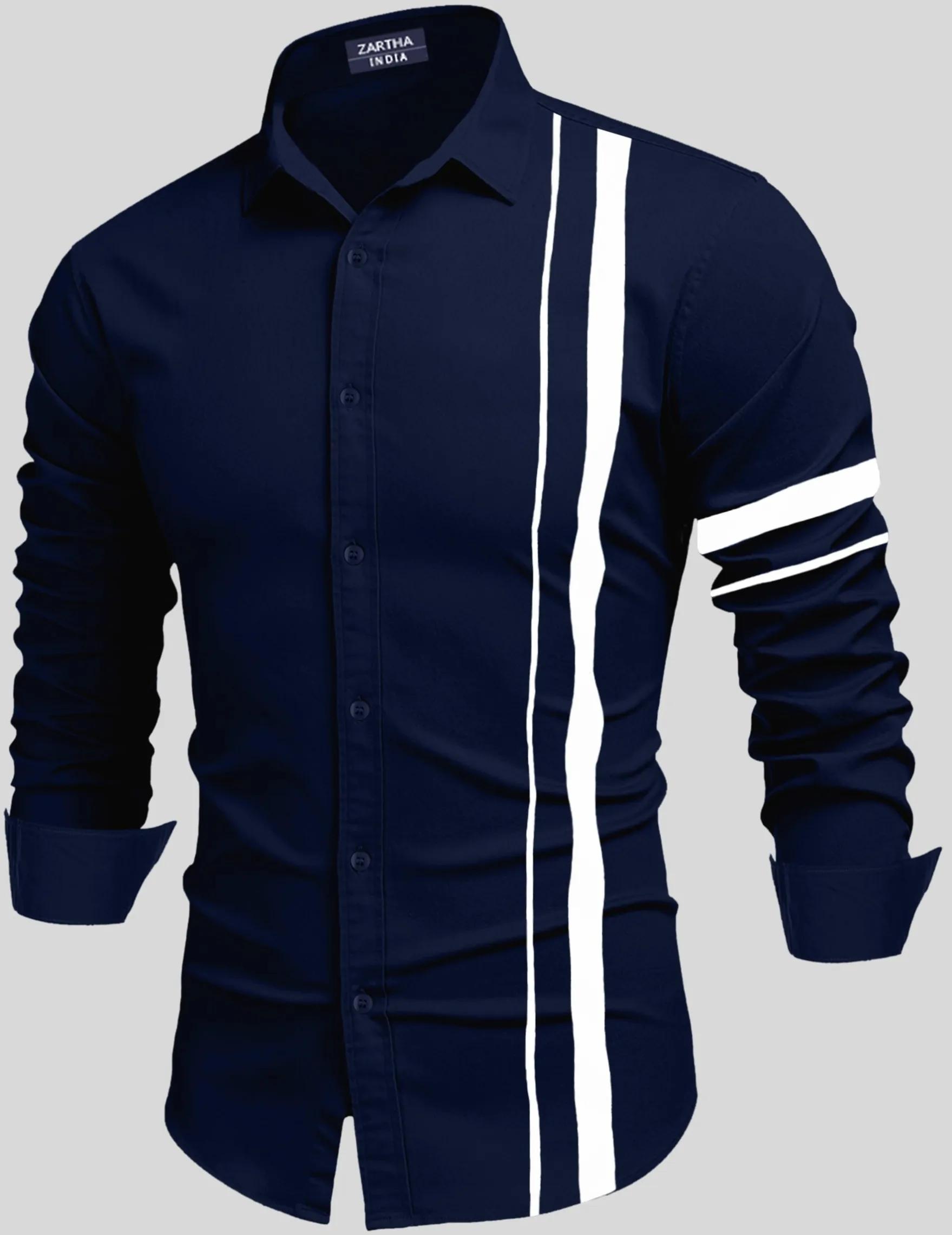 Printemps nouvelle chemise pour hommes impression 3d tout-match ligne impression à manches longues c