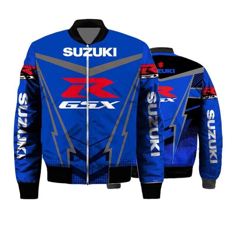 Manteau épais imprimé en 3D pour sports de plein air, le plus vendu, Suzuki, vêtements de cyclisme q