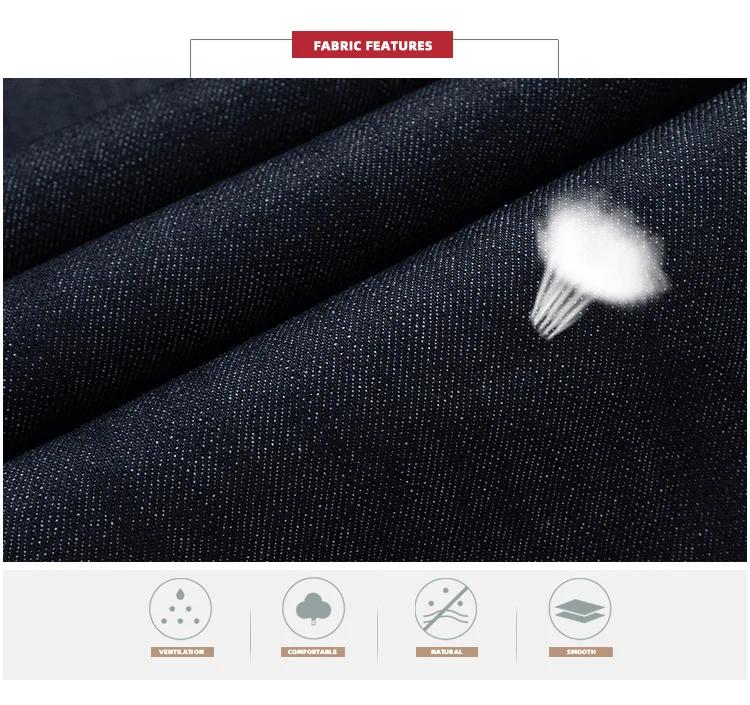 MIJKO noir bleu hommes Baggy jean droit couleur unie Cleanfit ample décontracté Denim pantalon unise