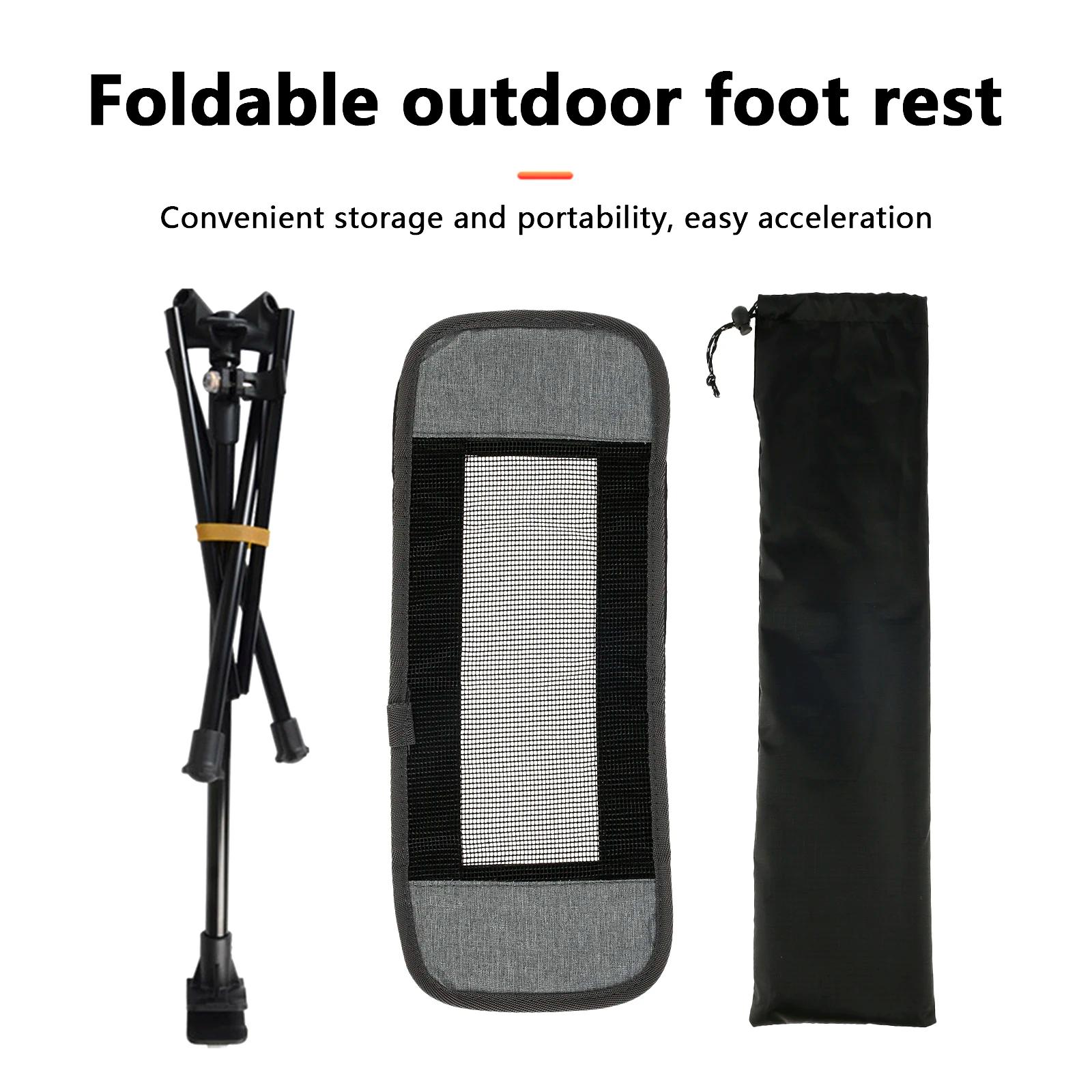 Chaise portable d'extérieur pliable, repose-pieds de camping, chaise inclinable, chaise lunaire, rep