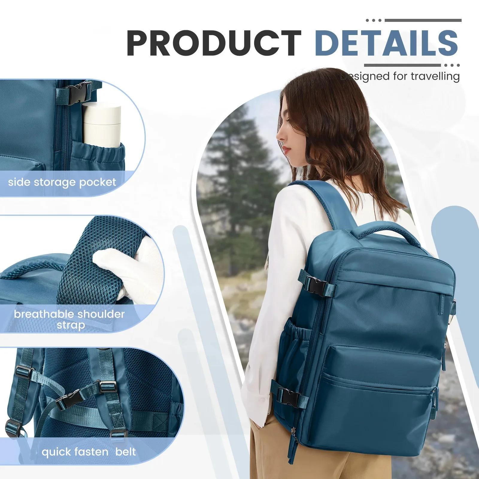 Sac de cabine Ryanair 40x20x25, sac à dos de compression sous vide pour homme, bagage à main, sac à 