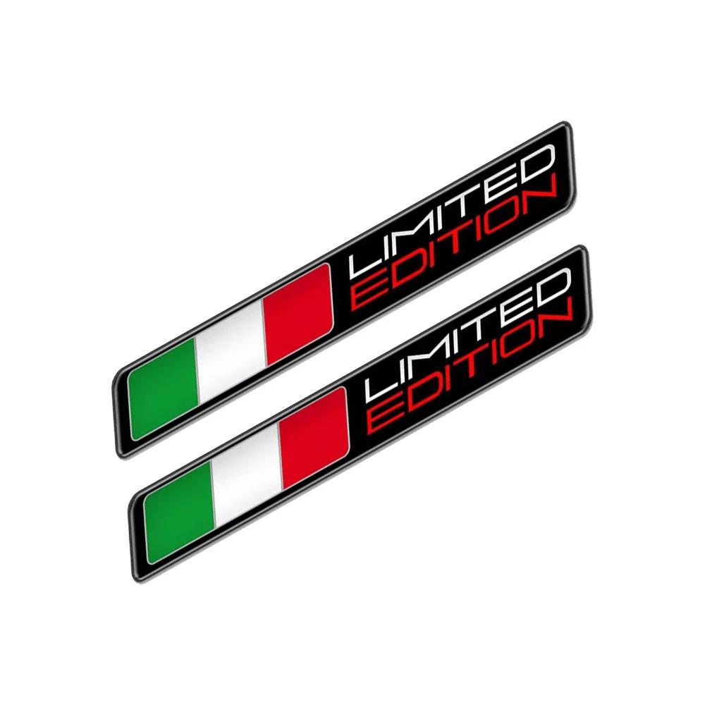 Autocollants de drapeau italien 3D pour moto, étui à autocollants en édition limitée pour Aprilia RS