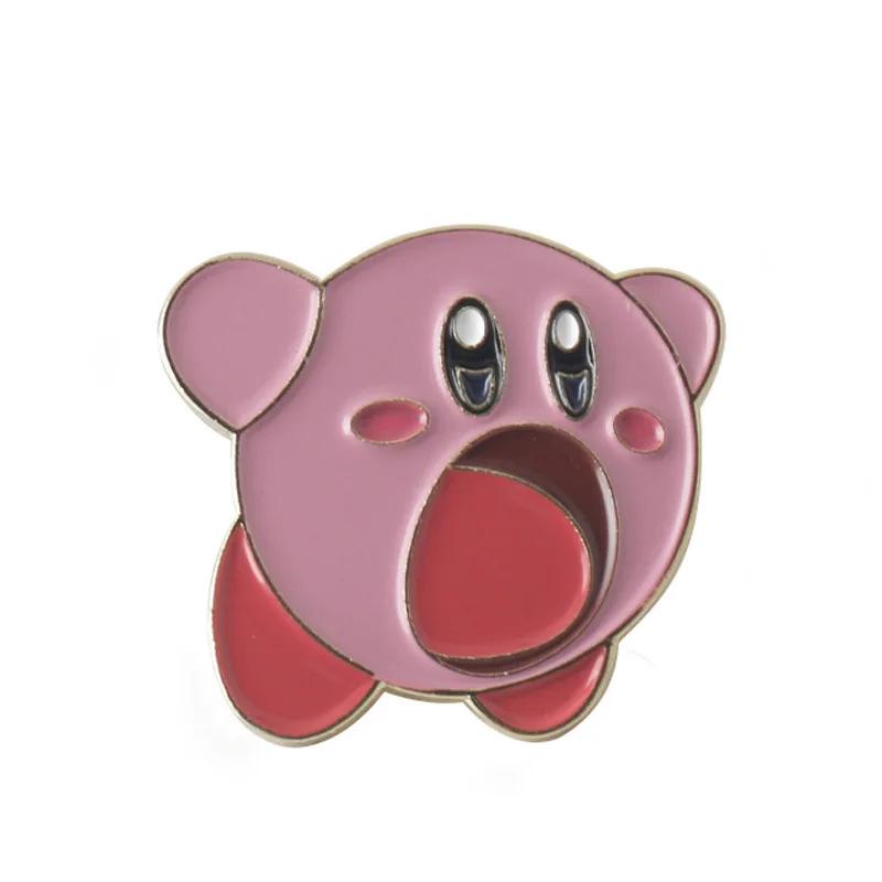 Kirby Anime broches pour sacs à dos Badges sur Manga émail broche accessoires pour bijoux choses mig