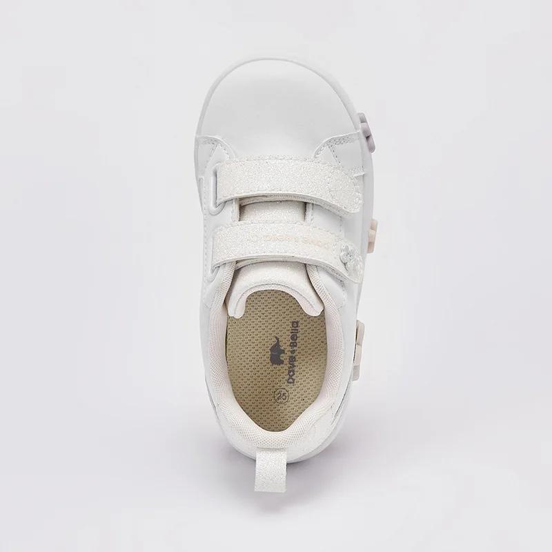 MACKid-Chaussures Plates à Fleurs Blanches pour Enfant Fille et Garçon, Souliers Décontractés à Seme