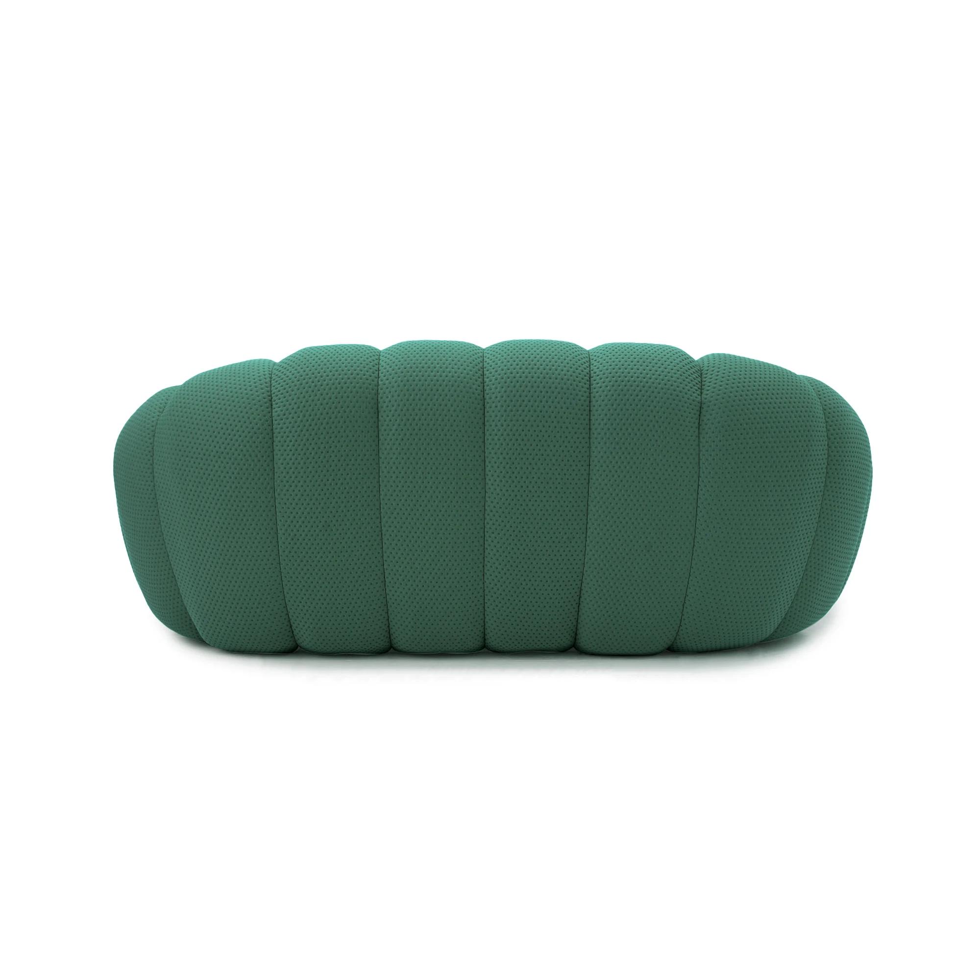 Sdorens 78 ''canapé désossé incurvé moderne confortable tissu tricoté 3D causeuse canapé canapé pare