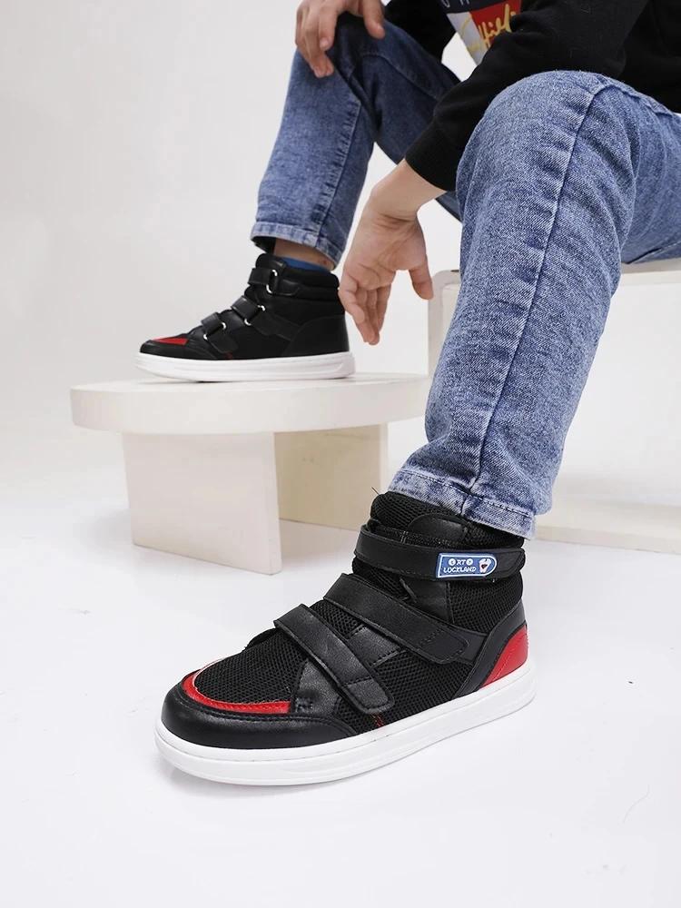 Chaussures orthopédiques avec soutien de la voûte plantaire pour enfants, baskets pour garçons, chau