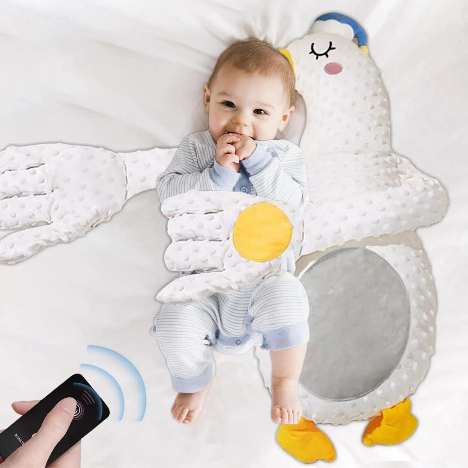Coussin de Sommeil Apaisant pour Bébé, avec Fonction de Tapotement Électrique à Télécommande, en For