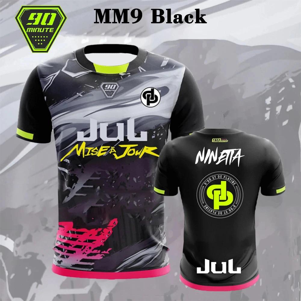 Jersey 90 Minute Mm9 vêtements de rue pour hommes imprimé en 3d T-shirt respirant à séchage rapide h
