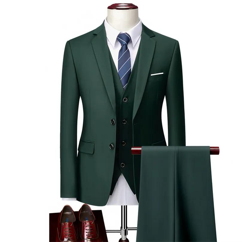 Tuxedos de mariage classique, costumes solides décontractés, coupe cintrée, costume pour garçons d'h