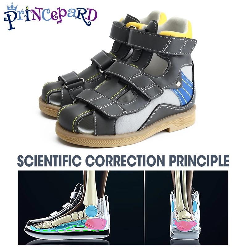 Sandales orthopédiques Princepard pour enfants, garçons, chaussures d'été correctrices pour pieds pl