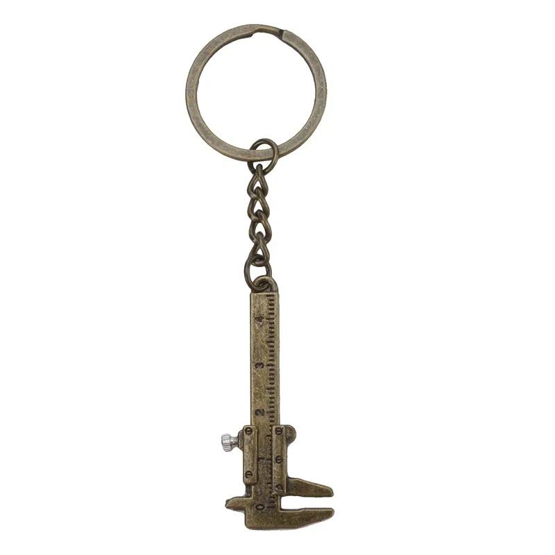 Porte-clés pied à coulisse créatif pour hommes et femmes, accessoires de bijoux, cadeau de noël, Gad