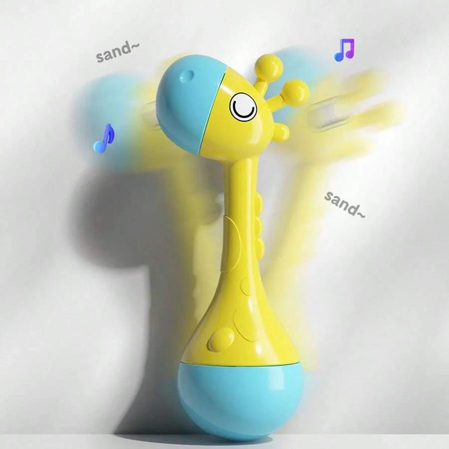 Hochet de première main pour bébé, jouets éducatifs pour bébé, cadeau pour bébé hochet à main en pla