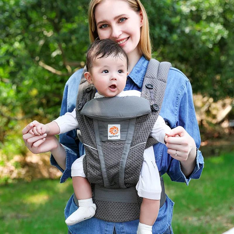 Avec boîte et instructions Breeze 360 Porte-bébé ergonomique Toutes positions Sling Wrap Sac à dos 0