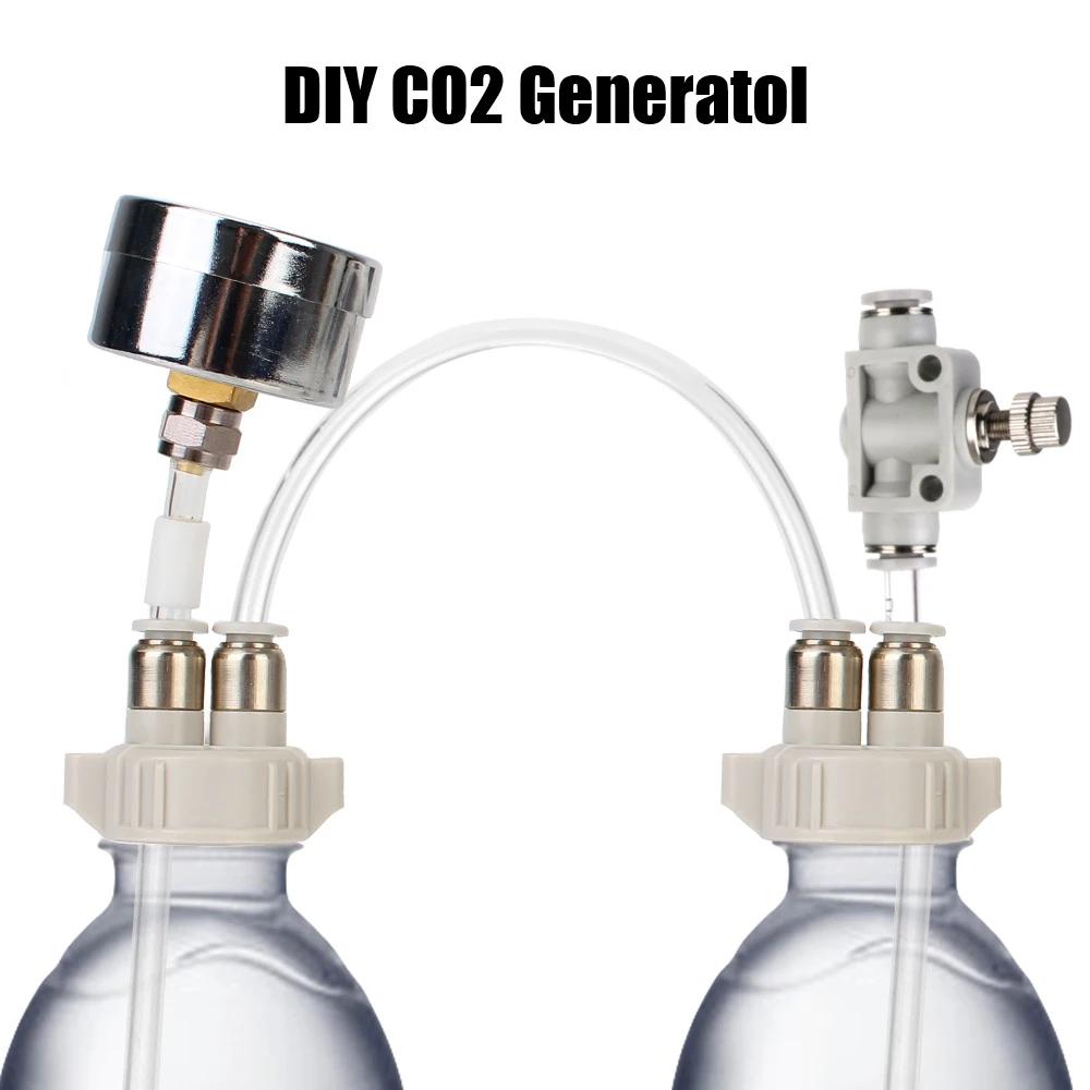 CO2 fait maison avec dispositif de débit d'air à pression Kit de système de générateur de CO2 bricol