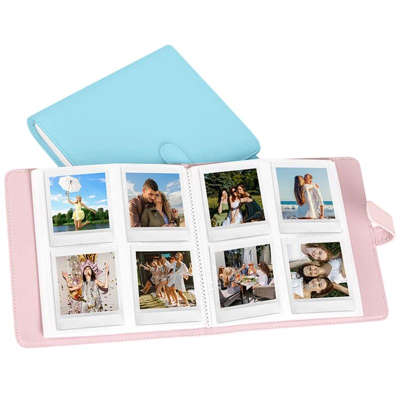 Album photo carré 288 emplacements pour photos Instax Kodak Mini Shot croissance enfants PU