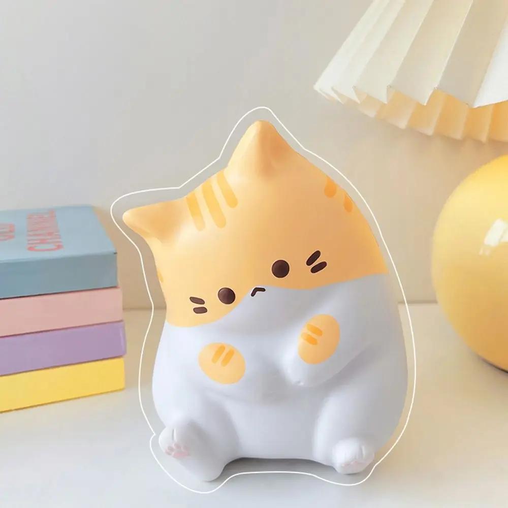 Jouet spongieux en PU à montée lente, boule anti-stress, dessin animé, ornements de table, sous form