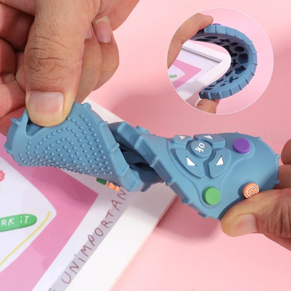 Nouveauté Silicone Simulation TV télécommande forme apaisant jouet bébé de qualité alimentaire Tease