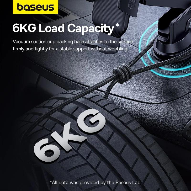 Baseus Support de téléphone de voiture ventouse 360 degrés supports de serrage universels pour Smart