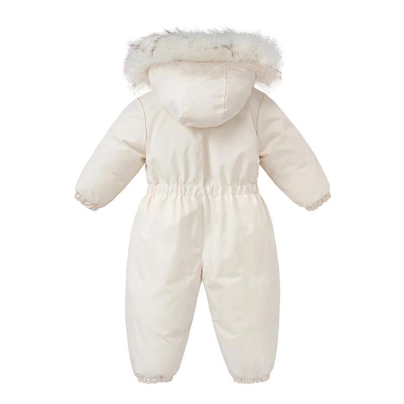 Combinaison de Ski chaude pour bébé, automne et hiver, salopette en velours pour garçons et filles, 