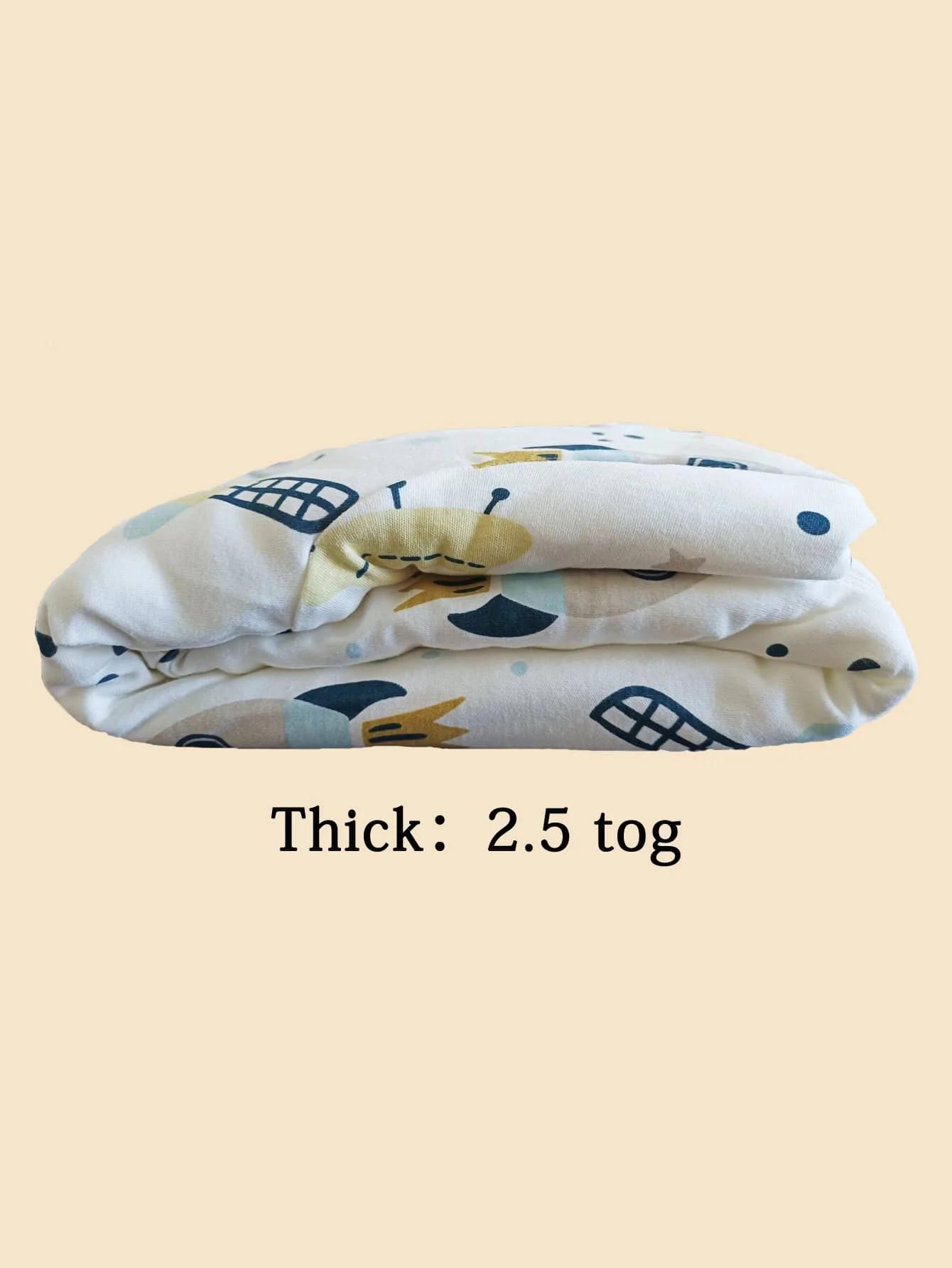 Sac de couchage mince 2.5 Tog pur coton - Couette anti-coup de pied printemps automne 0-3 ans