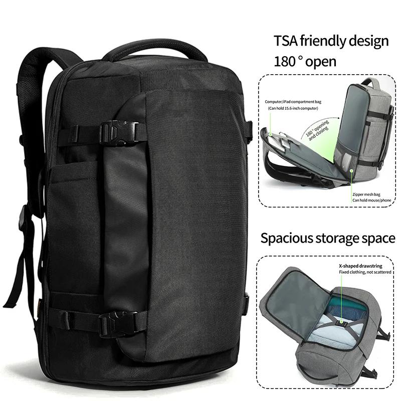 Sac à dos de voyage 28L, sac à dos d'affaires étanche et léger pour bagage à main, adapté aux voyage