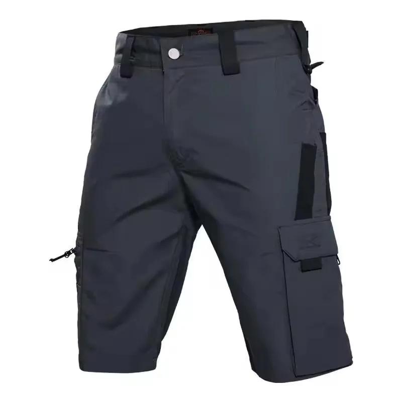 Pantalon de travail militaire vert pour hommes, short d'entraînement de Camouflage de couleur unie, 