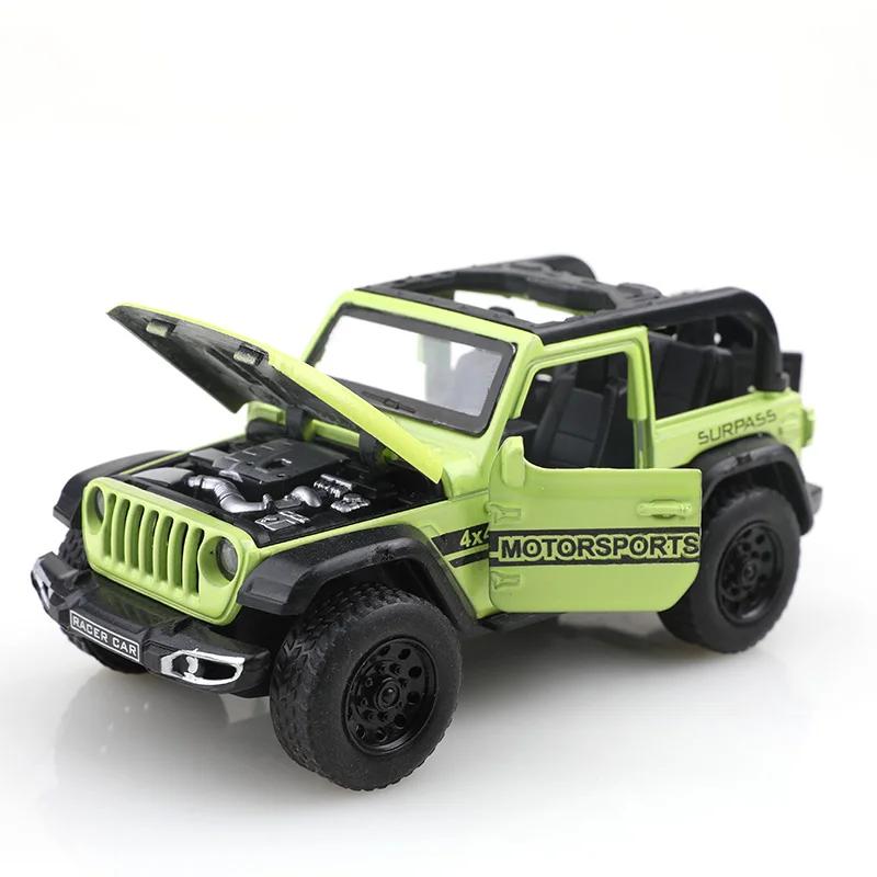 (Bagged) Véhicule tout-terrain Wrangler convertible 1/36, métal moulé sous pression, jouet pour garç
