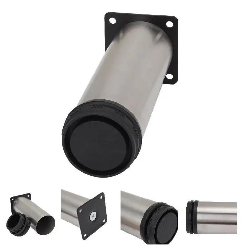 Pieds de canapé en acier inoxydable, 4 pièces, accessoires de remplacement de meubles, rentables dan