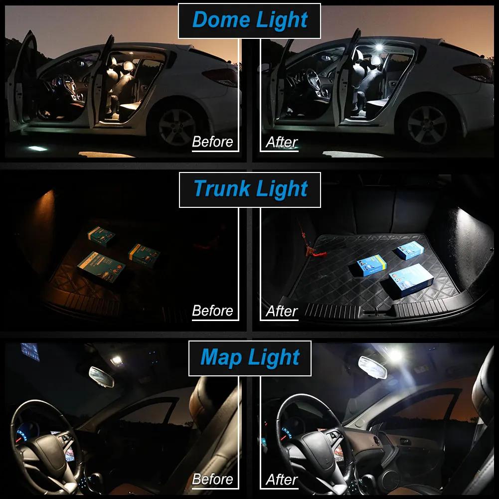 NAO 2x W5W T10 LED Ultra lumineux 5W5 12V 24V 4W 600Lm voiture intérieur côté lumière Auto ampoule b