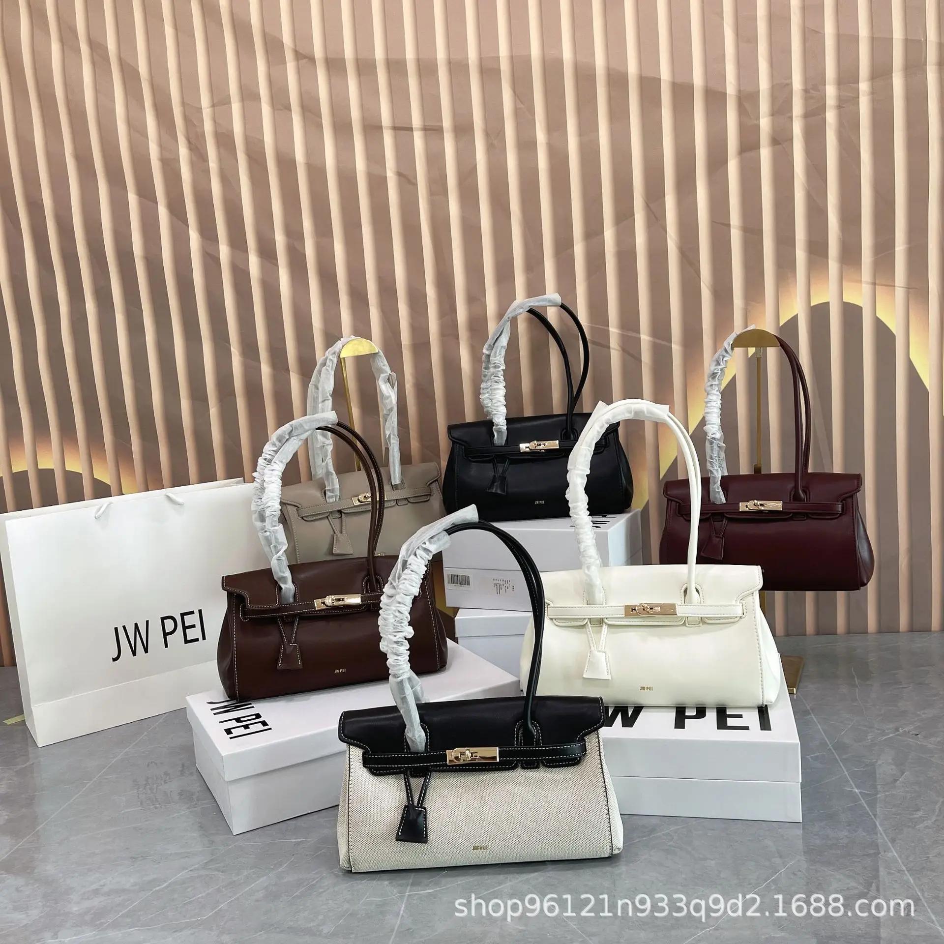 Sac à main 2026JW PEI Law Stick pour femme – Petit format, avec serrure, à porter à l'épaule ou sous