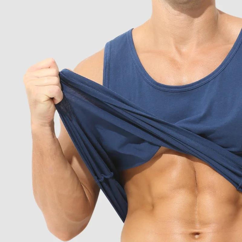 Gilet en pur coton pour hommes, respirant, mince, sport pour jeunes, fondation, hurdle I, ample, été