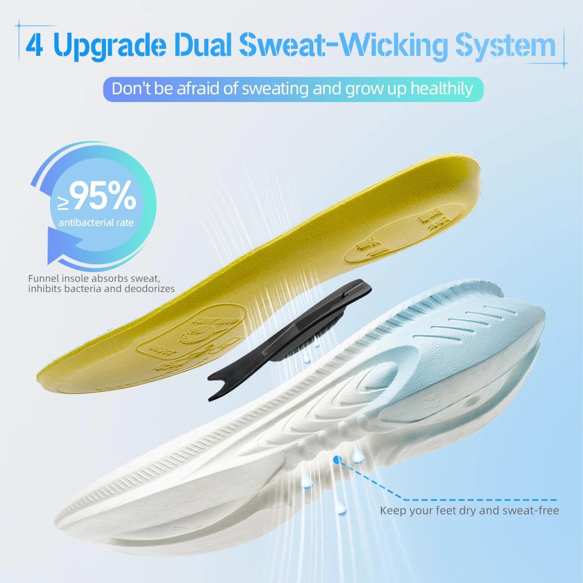ONEMIX – chaussures de sport imperméables et absorbant les chocs pour enfants, légères, respirantes,