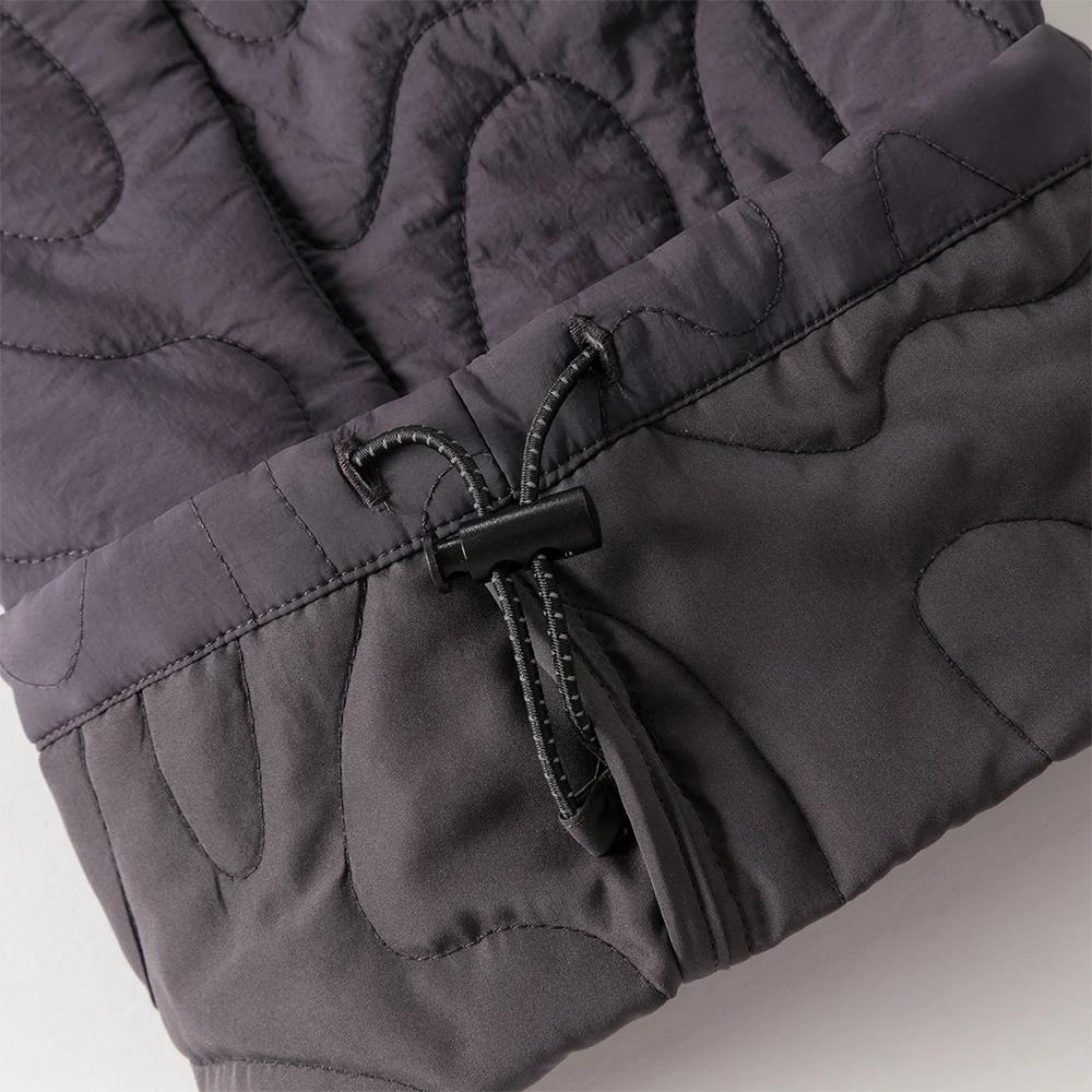 Dave Bella enfants jambe large coton-pad pantalon hiver épaissir filles pantalons droits décontracté