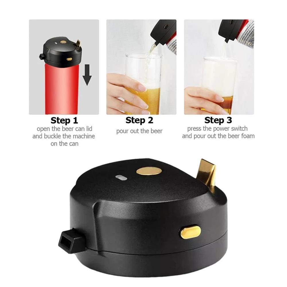 Machine à mousse de bière en conserve portable, utilisation spéciale pour la bière en conserve, mach