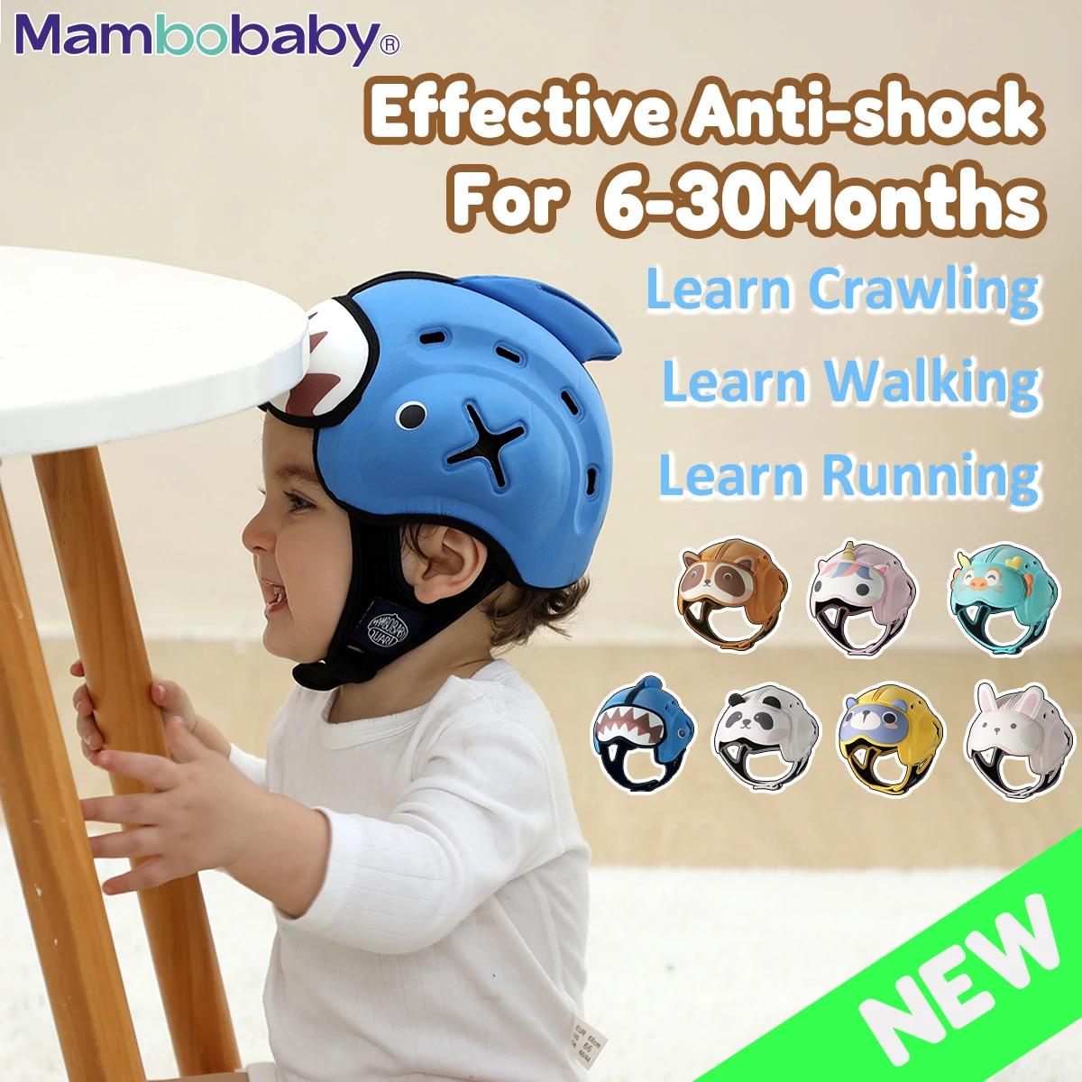 Mambobaby Casque Anti-Choc Safe pour bébé, couvre-chef de protection de tête pour nourrissons, appre
