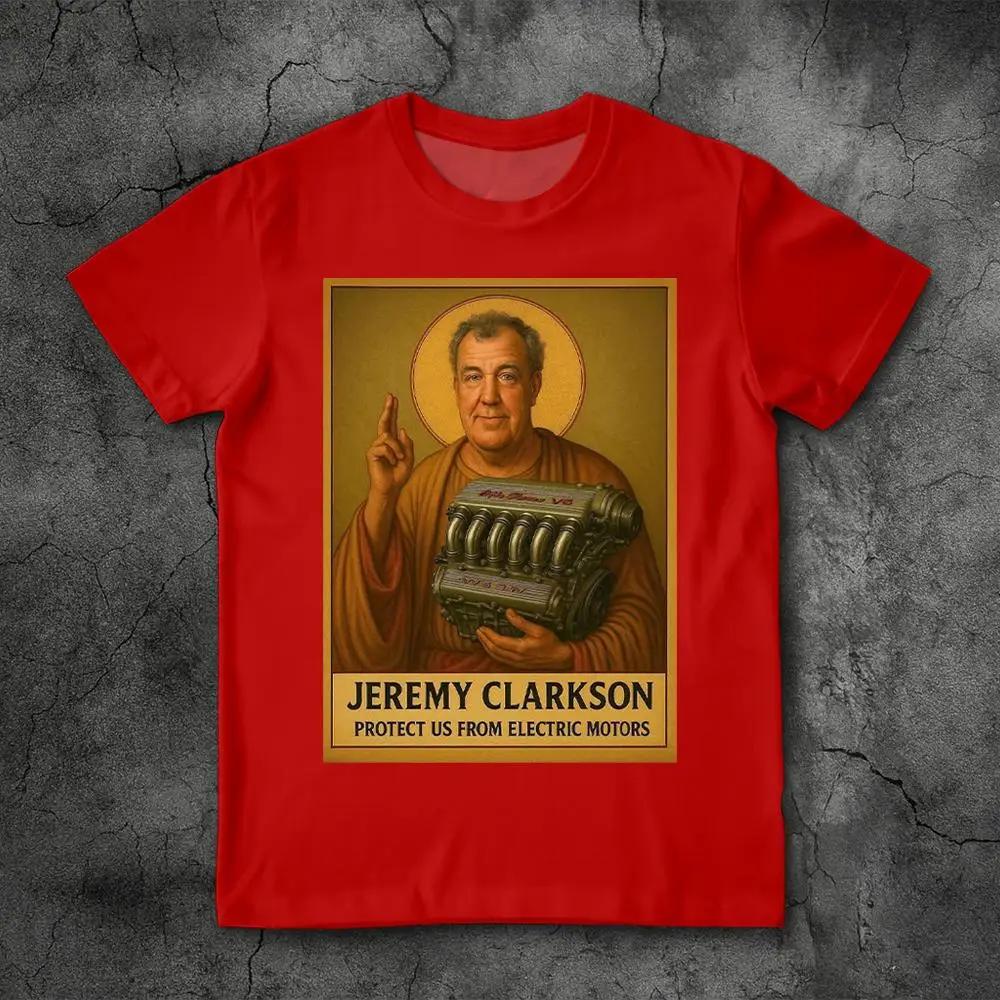 Jeremy Clarkson nous protéger des moteurs électriques Merch Fans T-shirt haut équipement drôle Meme 