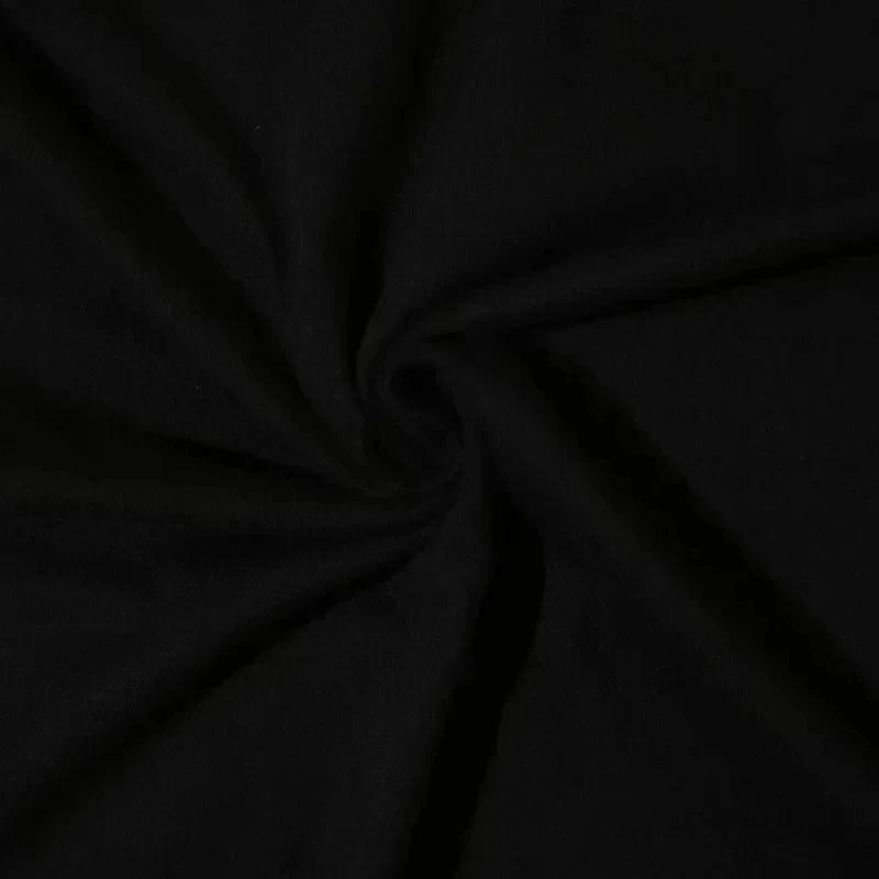 T-shirt d'été américain en coton à manches courtes pour jeunes hommes et femmes, hauts tendance à co
