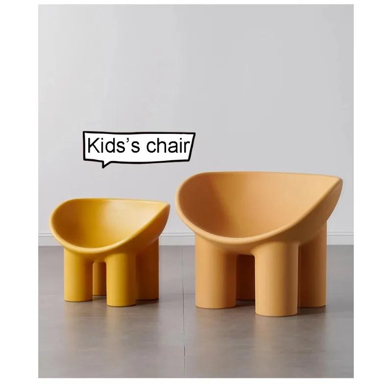 Roly Poly salon loisirs plastique PE canapé éléphant jambe nordique fauteuil canapé intérieur extéri