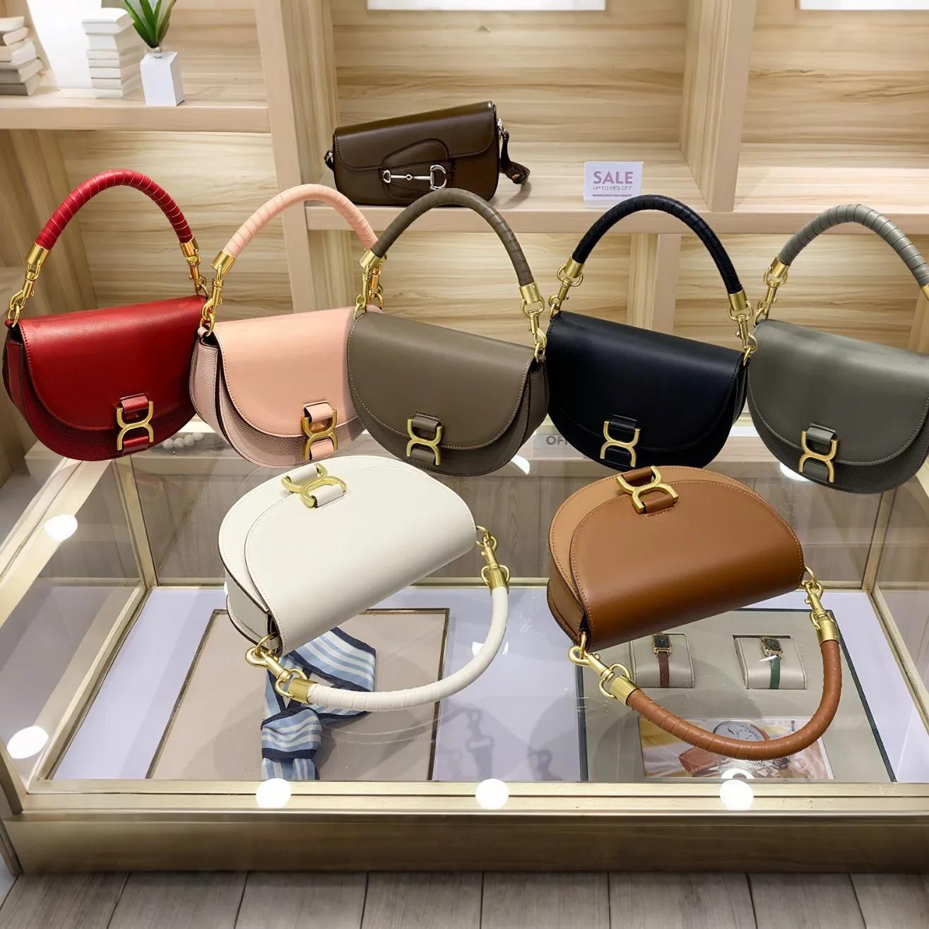Sac à main en cuir élégant et simple pour femme, sac de créateur parisien haut de gamme populaire, s