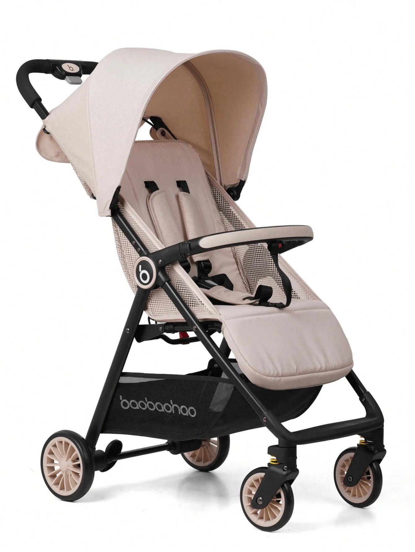 La poussette pour bébé est légère, pliable, peut s'asseoir ou s'allonger, poussette portable avec de