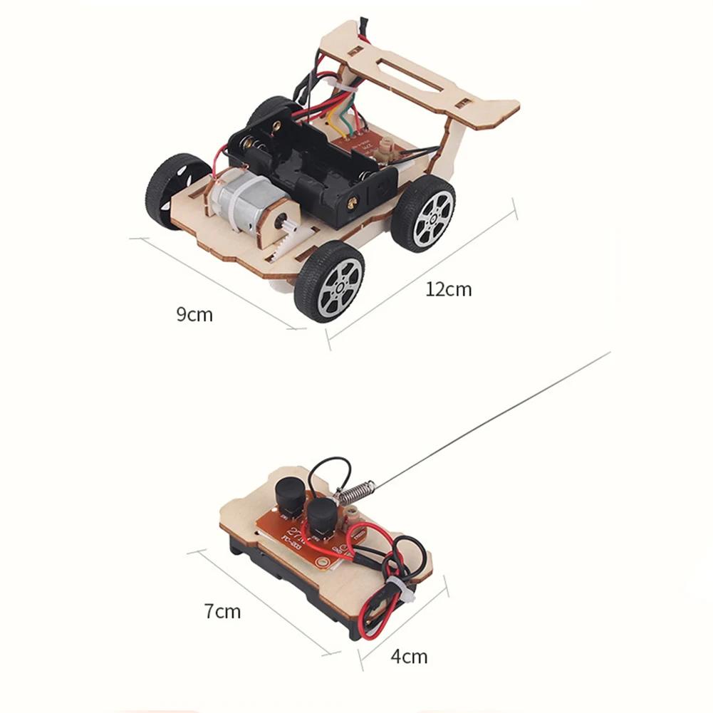 Kit d'assemblage de modèle de voiture RC, bricolage, Mini projet d'enseignement et d'apprentissage S