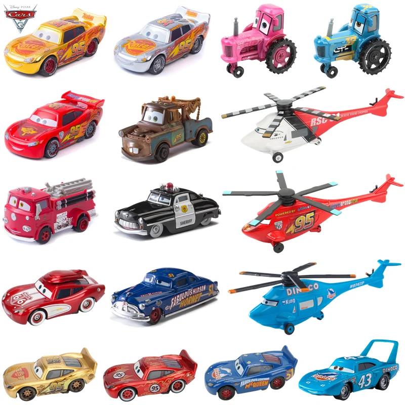 Voitures Disney Pixar Cars 3 Lightning Mcqueen Mater, modèle de voiture en alliage, Collection 1:55,